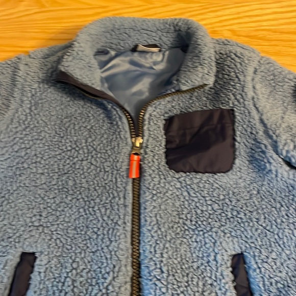 Boys Faux Sherpa Fleece Jacket, Full zip, size 4T - Picture 2 of 7